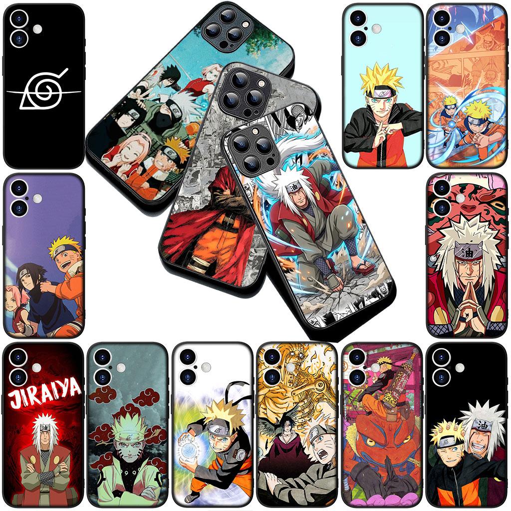 Jiraiya Narutos Sasuke Silicone Phone Cover for Samsung Galaxy S25 S24 S23 FE Ultra Plus S7 Edge S25+ S23+ A56 5G Soft Case
