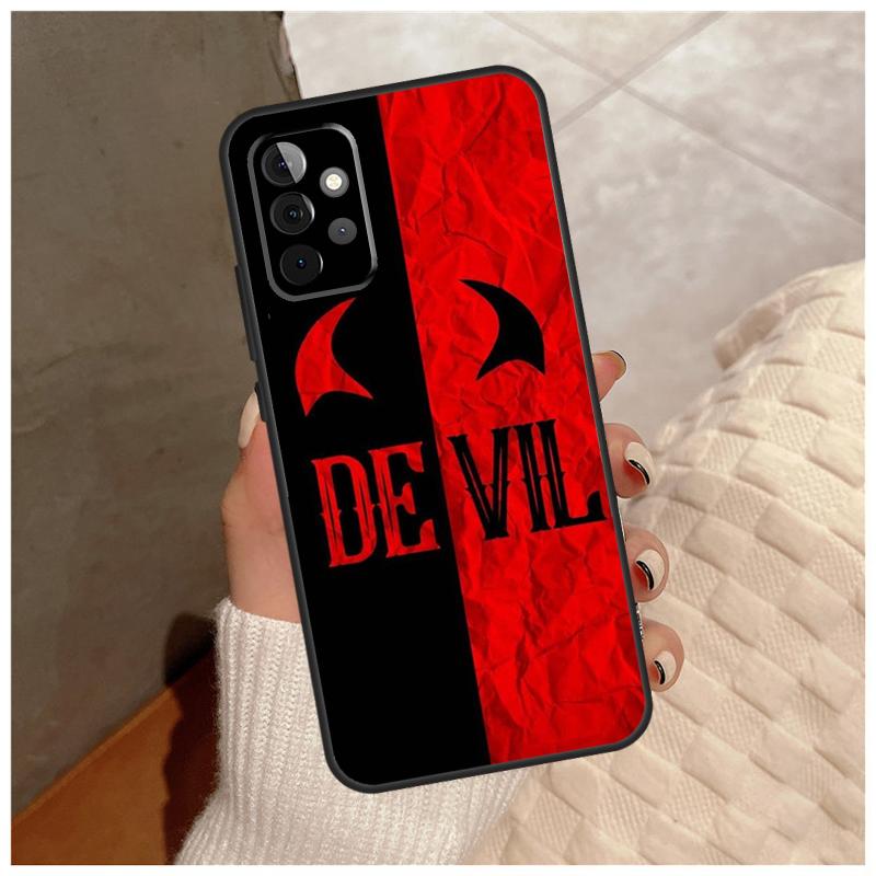 Чехол для Samsung Galaxy A15 A35 A55 A32 A12 A22 A52 A06 A54 A34 A14 A56 A36 A26 A16 A13 A53 с рисунком 'Дьявол Плохой Парень Аниме'