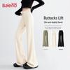 Baleno Women's High-Waist Flared Casual Yoga Sweatpants