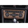 For Volkswagen Tiguan 2017-2021 Wood Grain Central Console AC Switch Panel Trim