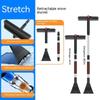 1Pc Multifunctional Winter Car Cleaner Extendable Snow Shovel Ice Scraper Brush Detachable Windshield Too