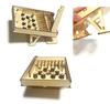 Wooden Pinball Puzzle Toy, Handmade Game Console, 3D Puzzle, Craft Kit, Small Pinball Machine