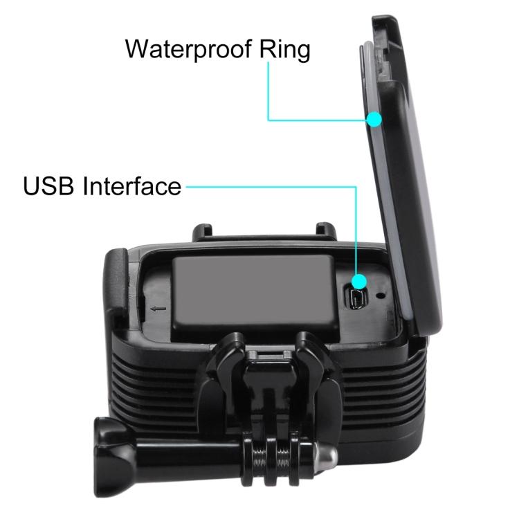 20 светодиодов, 40 м водонепроницаемый студийный светильник IPX8 для GoPro