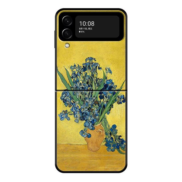 Жесткие чехлы для ПК с изображением Ван Гога и звездного неба для Samsung Z Flip3 5g Zflip Zflip3 Flip Чехол для мобильного телефона