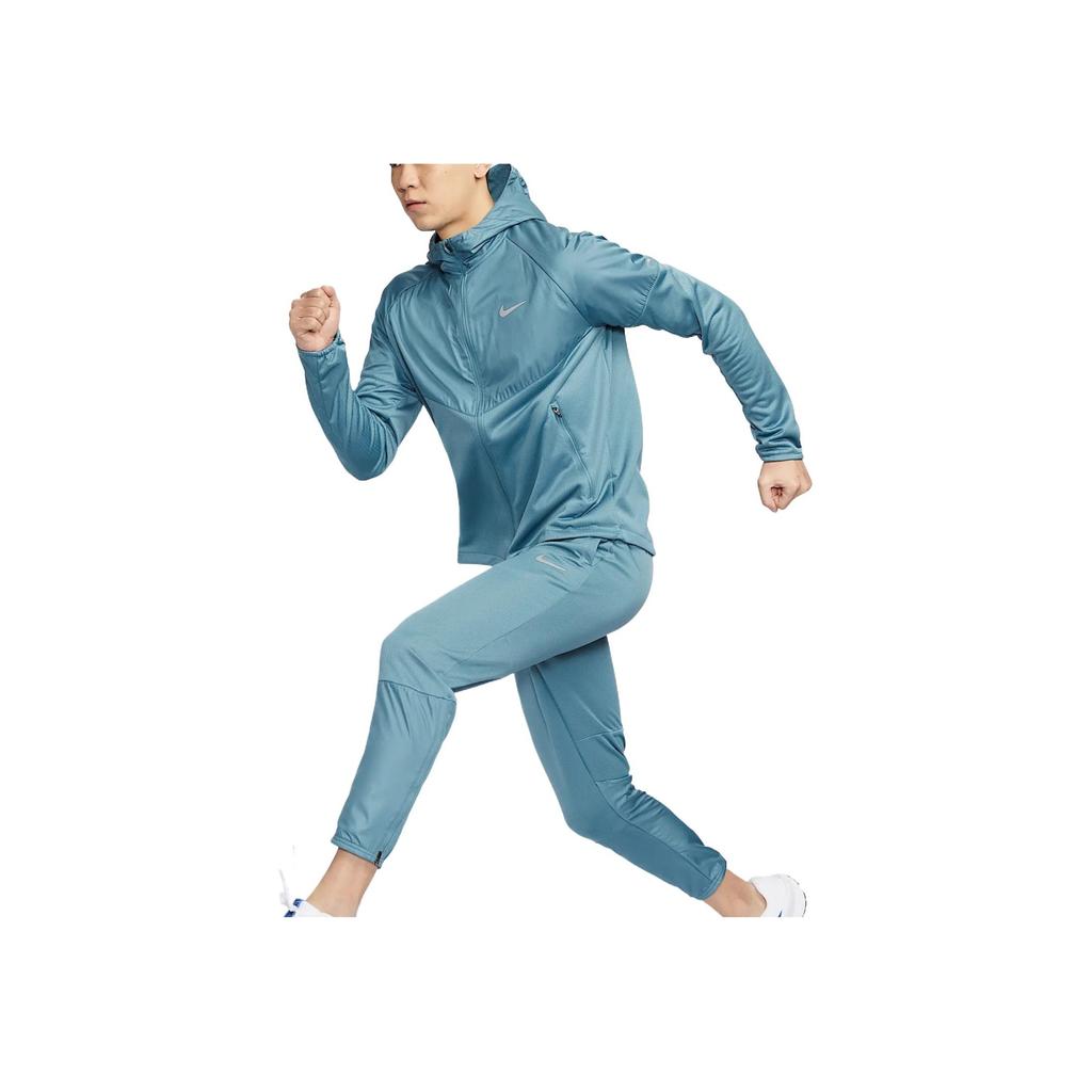 Nike Milert Therma-Fit Sphere Мягкая Удобная Водонепроницаемая Прочная Беговая Куртка Мужская Куртка Дымчато-Голубая FZ1112-006