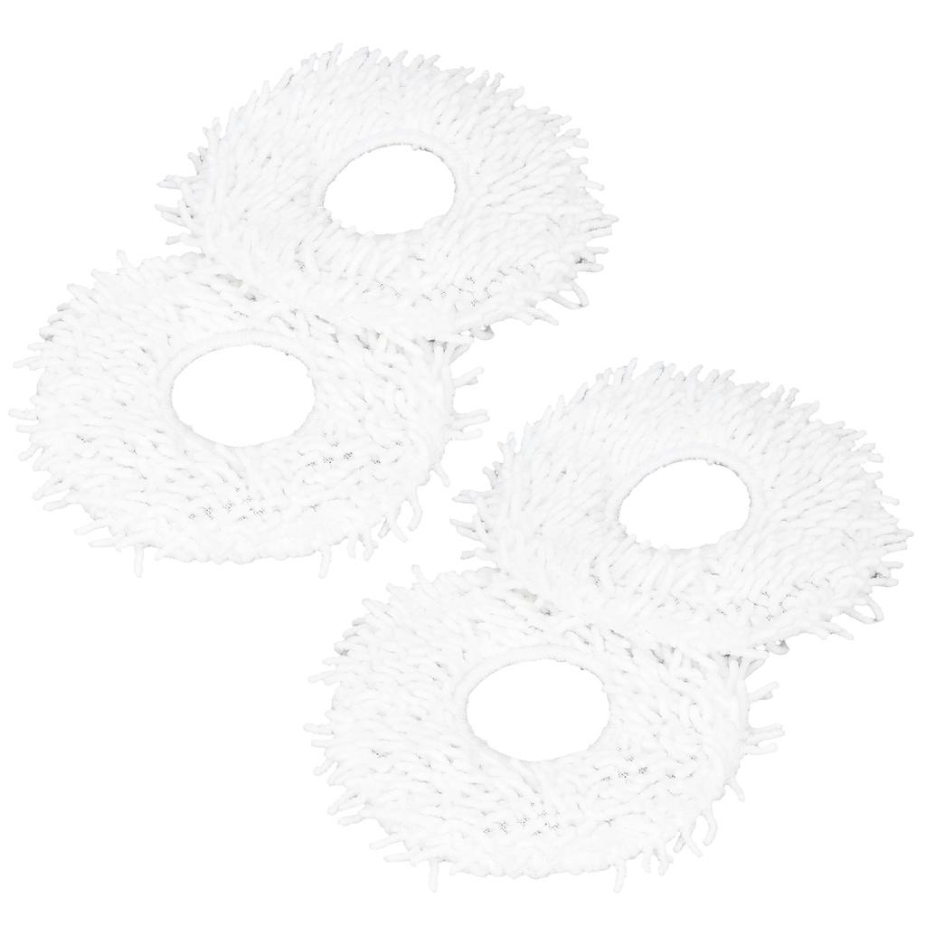 4 шт. Сменная швабра для подметальной машины, тряпка для мытья полов, накладка для швабры, нетканый материал для робота-подметальщика N9+