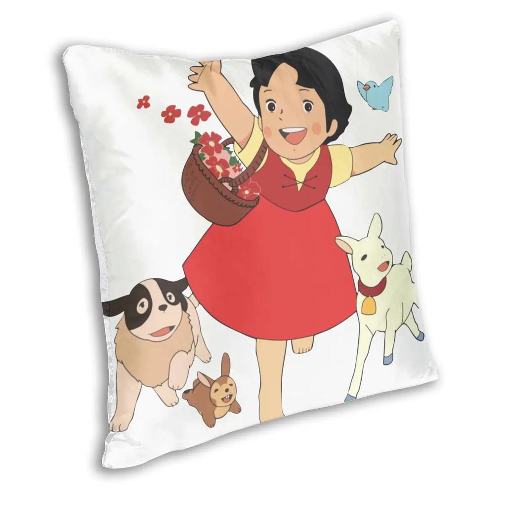 Хайди Девочка из Альп Наволочка для декоративной подушки Декоративная подушка Коза Аниме Смешные Чехлы для подушек