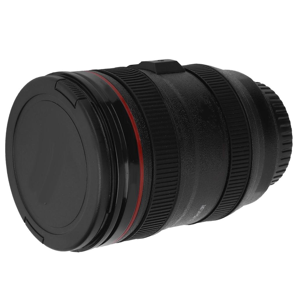 400 мл Мини Кружка-объектив зеркальной камеры Пластиковая кофейная кружка с брелоком Портативная дорожная винная чашка Из нержавеющей стали Посуда для напитков Креативный подарок