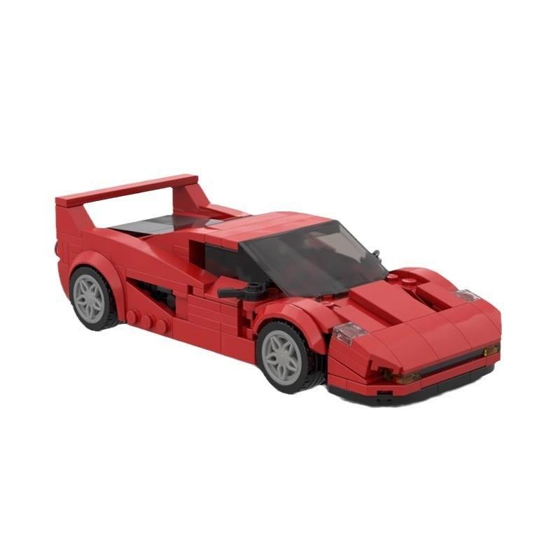 Конструктор MOC Классическая Серия Скорости Модель Спортивного Автомобиля с 8 Сетками Игрушка-Конструктор для Самостоятельной Сборки