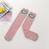 3D Cartoon Pure Cotton Mid-Calf & Knee-High Socks for Girls - Cute Spring/Autumn Wear