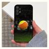 Спортивный телефон для тенниса для Samsung S22, S25, S24, S23, Ultra, FE, Plus, S21, S20, S10, S9, Lite, Мягкий силикон, Черный