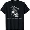 Retro Feral But Well Read Bookish Possum Reading Book Lover Unisex T-Shirt