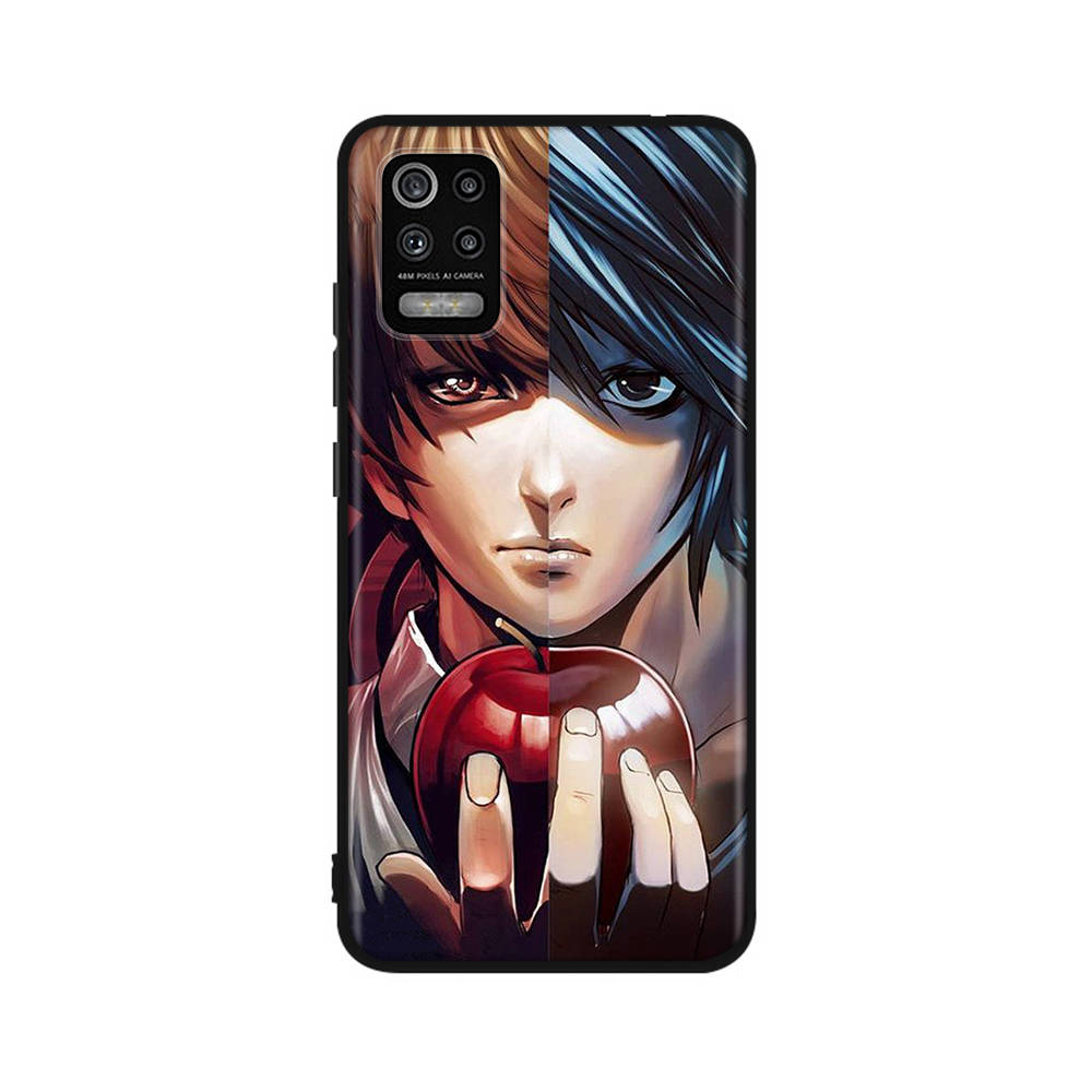 Чехол DT40 Anime Death Note для Xiaomi Poco X6 X4 M5 M6 F5 F6 C65 C55 C50 C51 C40 Redmi Note 7 8 14C A3X 13C 12C 11 10A 9C Pro Black Sofe Cover