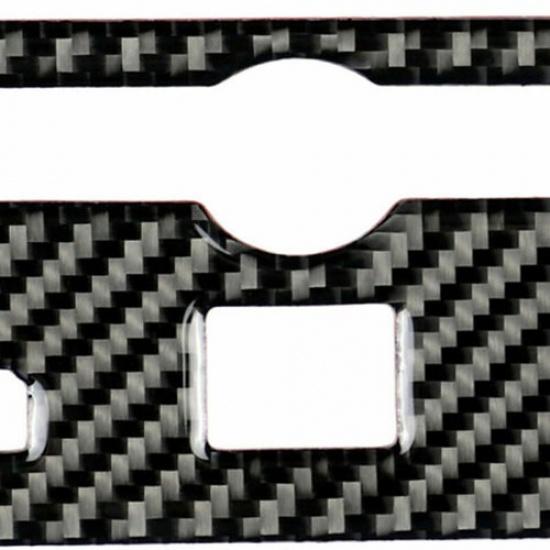 Carbon Fiber Interior CD Panel Frame Trim Cover Fits Infiniti Q50 Q60 USA