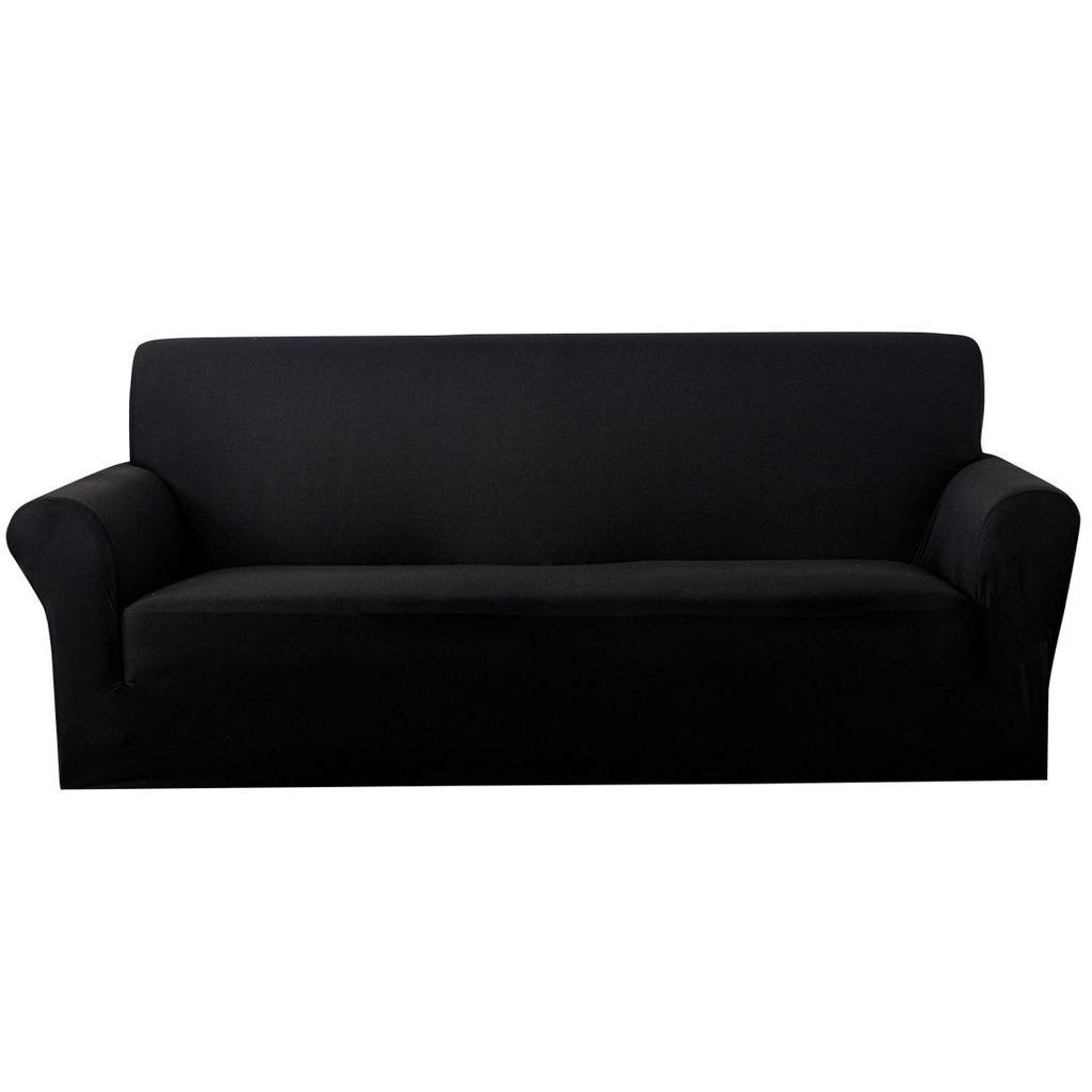 Milk Silk Elastic Solid Color Sofa Cover - All-Inclusive & Stretchable
