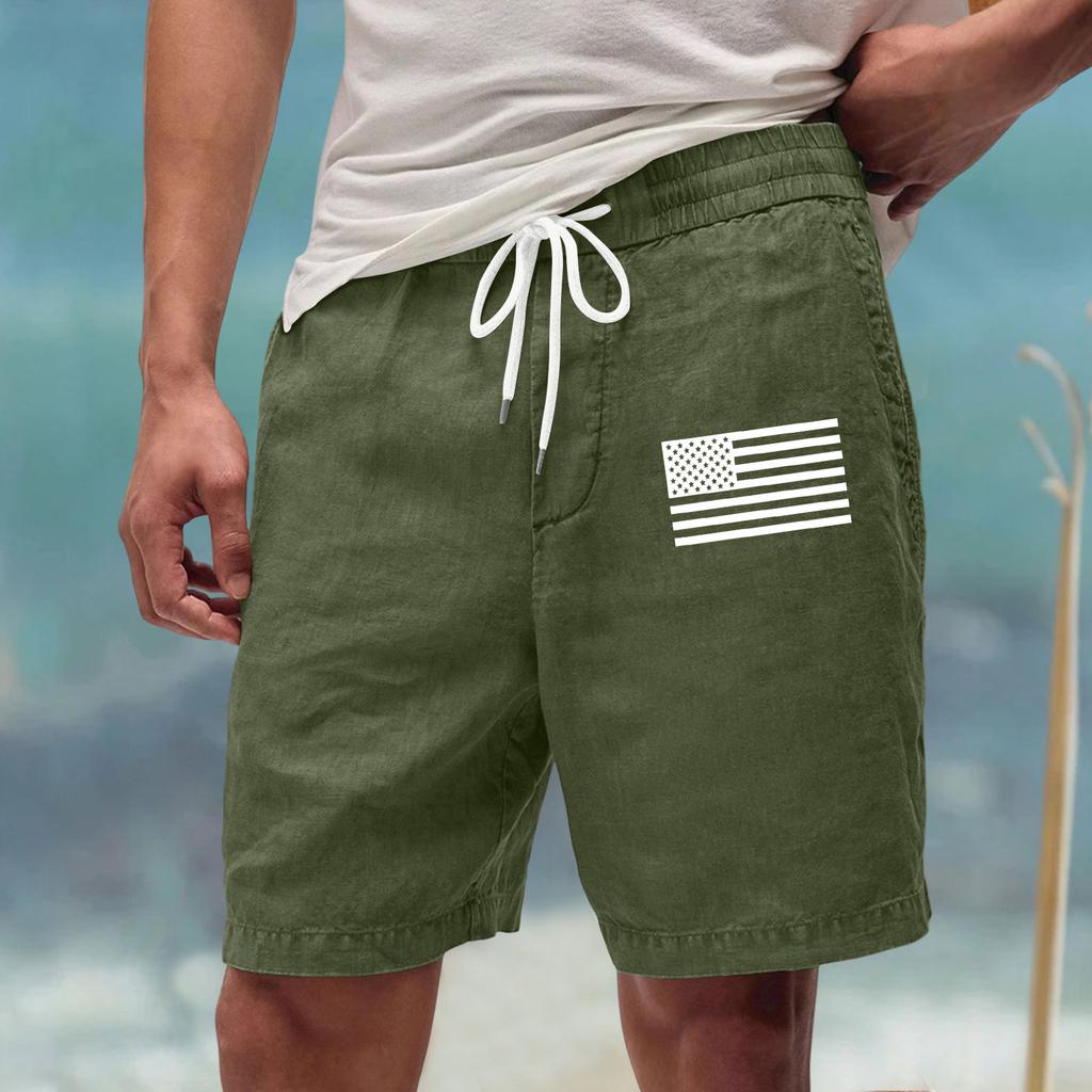 Мужские рабочие шорты с несколькими карманами, эластичный пояс, свободный хлопок, легкие повседневные рабочие шорты для отдыха на открытом воздухе