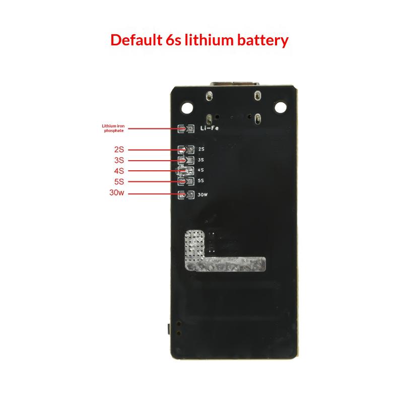1 шт. Зарядное устройство для литий-ионных/LiFePO4 аккумуляторов Type-C USB PD3.1 Быстрая зарядка 45 Вт 2S 3S 4S 5S 6S Модуль зарядного устройства/разрядника для литиевых батарей