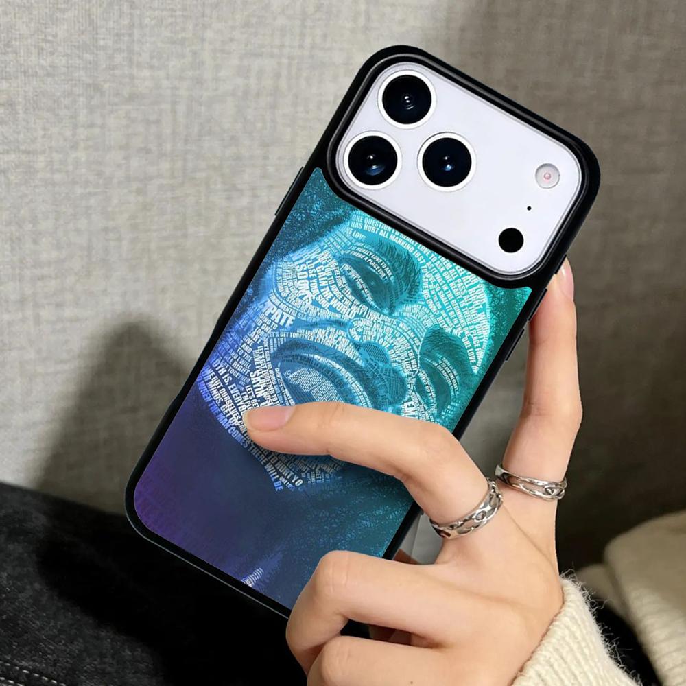Чехол Case для iPhone 17 Air 16 Pro Max 15 Plus 11 13 Mini 14 12 Задняя крышка телефона Цитаты Боба Марли Раста Регги