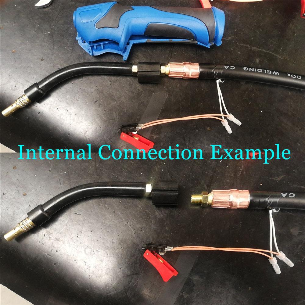 15AK Корпус горелки MIG MAG Сварочная горелка в европейском стиле Профессиональная головка сварочной горелки MB 15AK