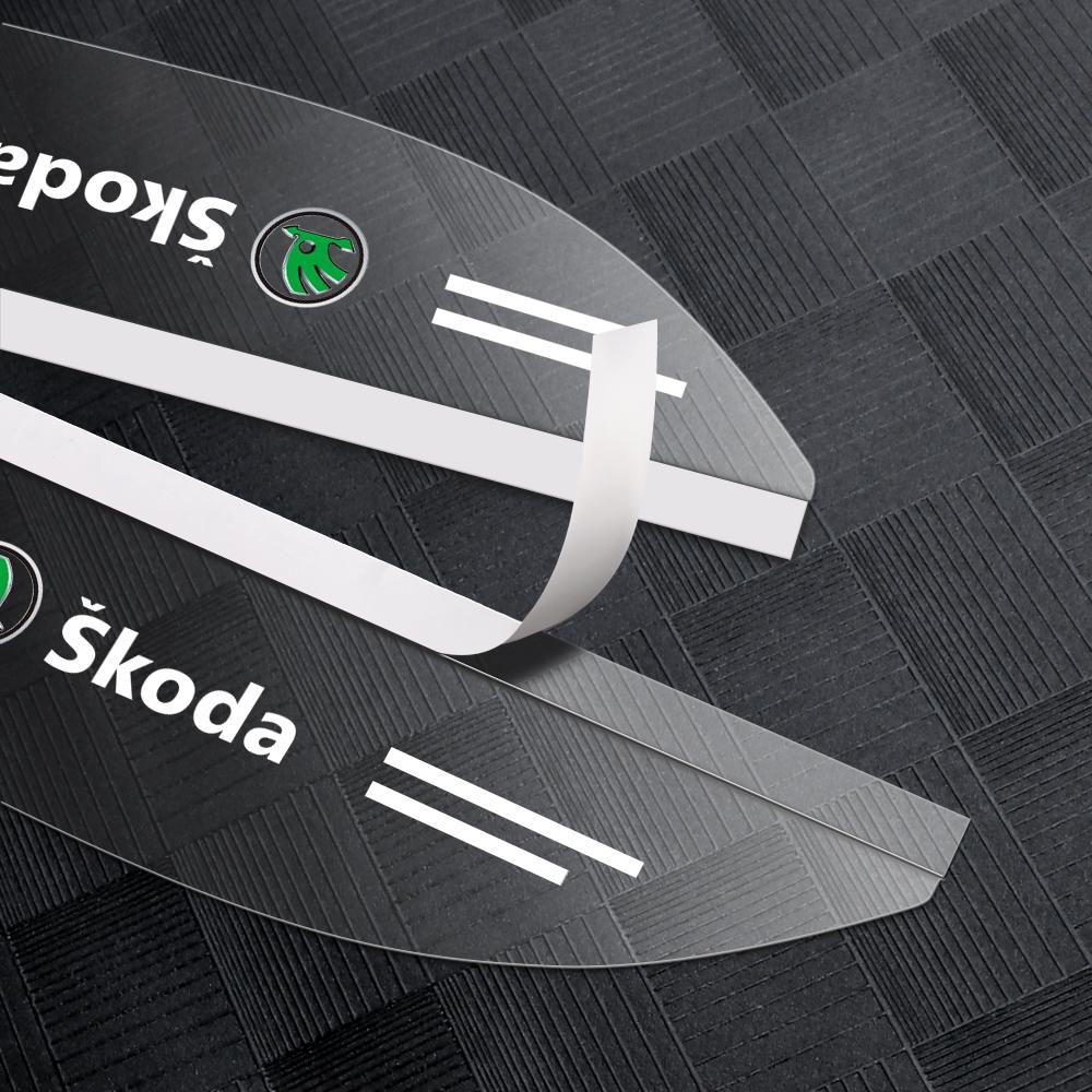 WUM1 New style PVC Rainproof Eyebrow Cover for Car Rearview Mirrors - Side Shield, Suitable for Skoda Models
