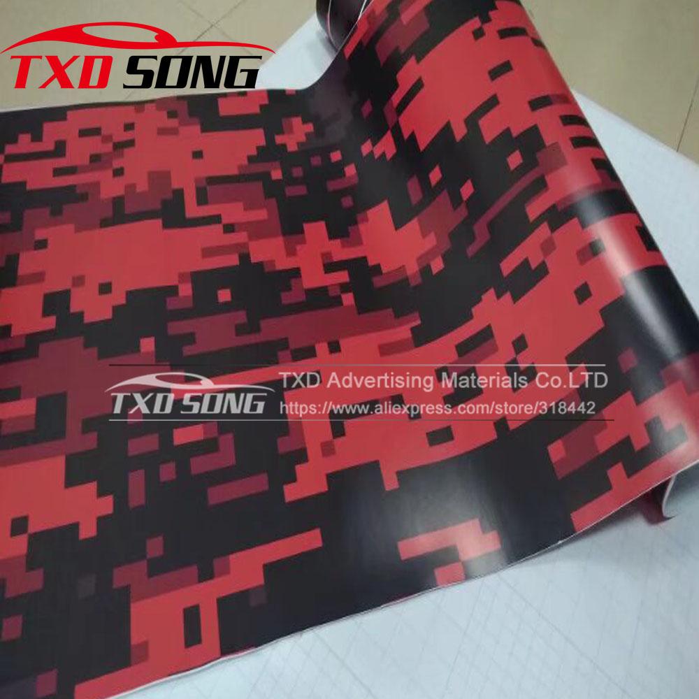 18 Видов Премиум Камуфляжная Виниловая Автопленка Черный Белый Синий Красный Зеленый Камуфляжная Пленка Наклейка Для Украшения Автомобиля Скутера Мотоцикла