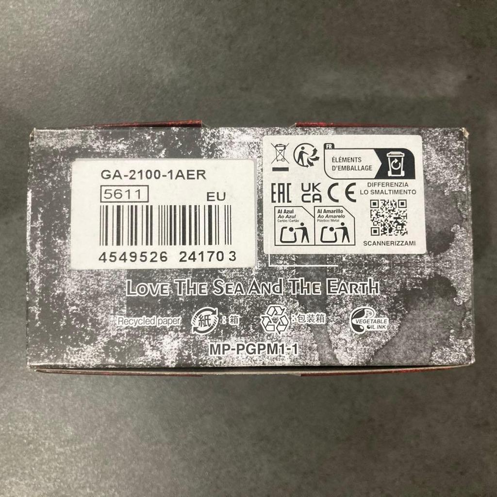 Used CASIO G-SHOCK GA-2100-1AER Main unit