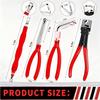 Набор из 6 шт. автомобильных плоскогубцев для разъединения электрических контактов, инструмент для извлечения контактов, для снятия клемм и хомутов шлангов, эргономичный автомобиль с защитой от ржавчины