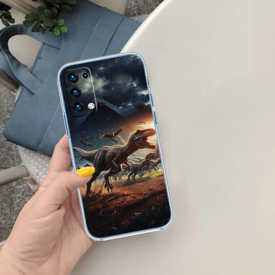 CJ34 Dinosaur Case for Motorola Moto G10 G20 G30 G31 G32 G34 G35 G41 G42 G50 G51 G52 G55 G60 G60S G62 G71 G72 G75