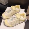 Dexun Shoes Женские 2025 Новые Летние Сетчатые Дышащие Тонкие Повседневные Спортивные Маленькие Белые Туфли На Плоской Подошве Универсальные Туфли Форрест Гамп