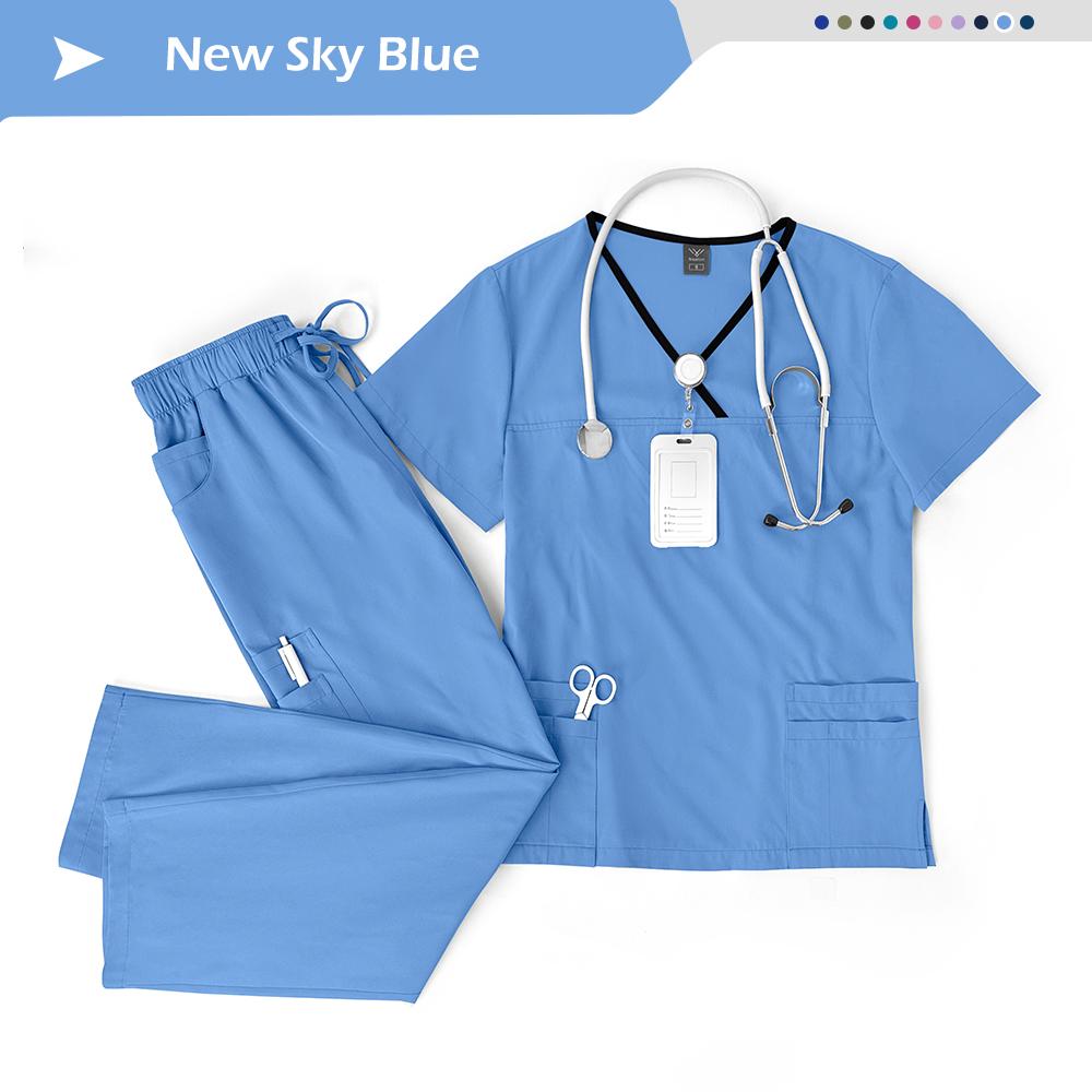 Эластичные Дышащие Товары для Кормления Хирургические Uniforms Женские Больничные Клинические Uniforms Многоцветные Короткий Рукав Одежда для Салона Красоты