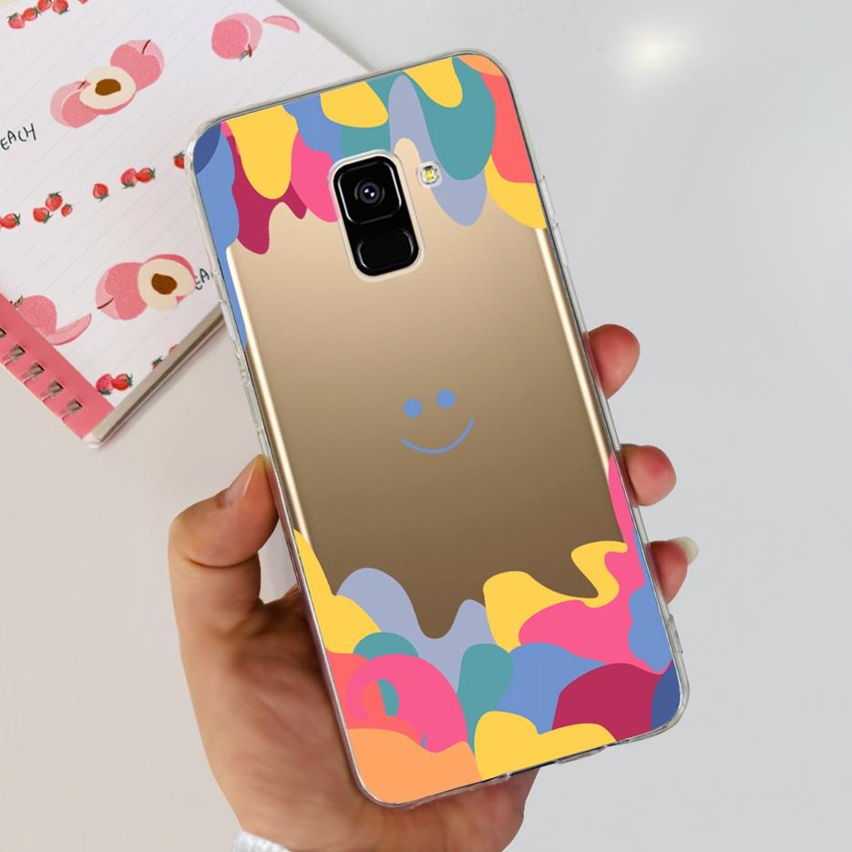 Чехол для Samsung Galaxy A8 Plus 2018 SM-A730F Роскошный Расписной Чехол Мягкий Силиконовый Чехол для Телефона Для Samsung A8 2018 A530F A8+ Fundas