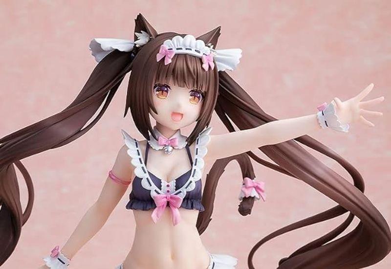 Купальник KDcolle Nekopara Chocolat Maid, версия. Пластиковая окрашенная фигурка в масштабе 1/7 KK14051