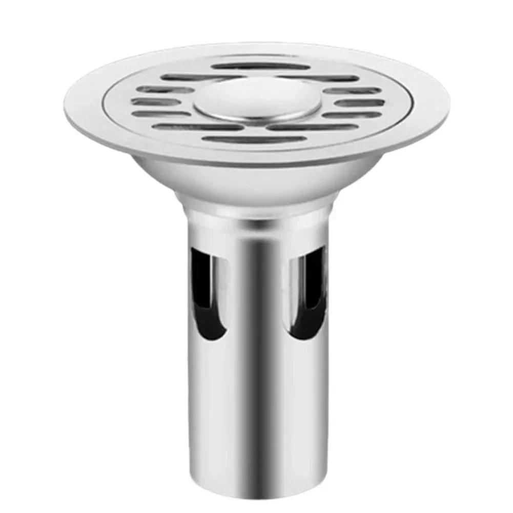 Нержавеющая сталь Сливы для пола Душевой Слив с защитой от запаха Слив для ванны Напольный слив Уловитель волос Кухонные и ванные аксессуары