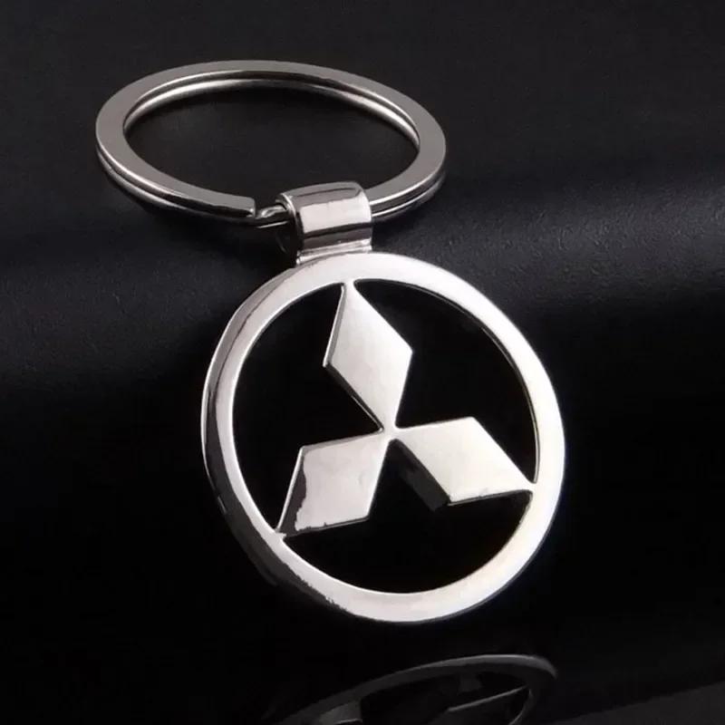 Сплавной брелок-подвеска для ключей в стиле автомобиля для Mitsubishi Ralliart ASX Aerobus Lancer Cordia Pajero Mirage Triton Outlander
