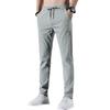 2023 Men's Korean Casual Ice Silk Summer Trousers – Lightweight, Breathable, Loose-Fit Sports Pants