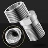 360 Degree Adjustable Angled Bents Base Stainless Steels Shower Tap Adapter Curved Feet for Kitchen and Bathroom