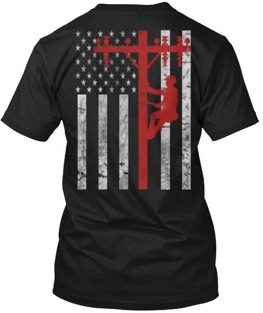 American Lineman S TTshirt Made in the USA Size to 5XL