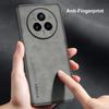 Для Realme 14 Pro Plus Чехол Роскошный Кожаный Чехол для Телефона Для Realme 14 Pro+ 5G 14Pro Задняя Крышка Матовый Силикон Полная Защита