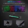 CHONCHOW Gaming Keyboard Mouse Set, Compatible with PS4 Switch, 108 Keys, Japanese Layout, [No Conversion][Conversion] Keys, LED Backlight, 19 Keys,