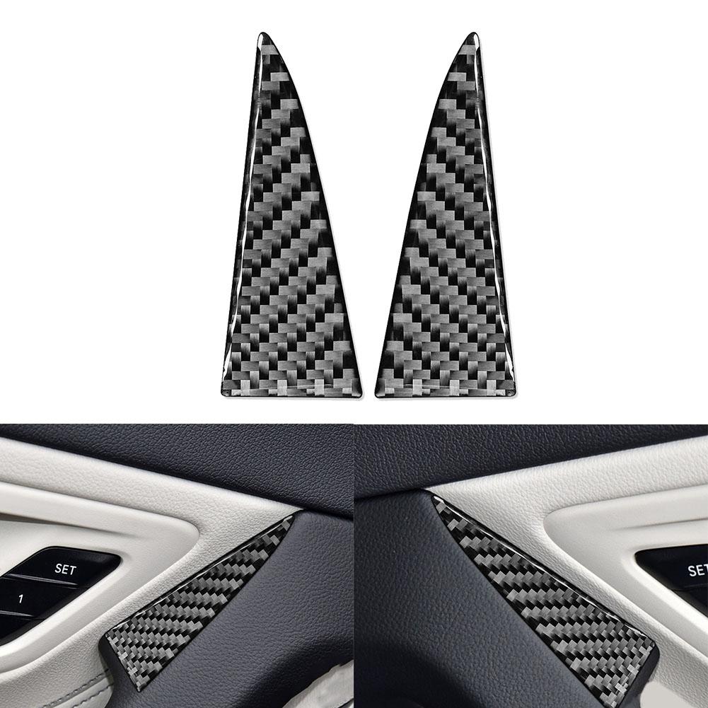 2pcs Carbon Fiber Inner Door Armrest Strip Cover Trim For BMW Z4 G29 2019-2022 Car Styling Interior Accessories