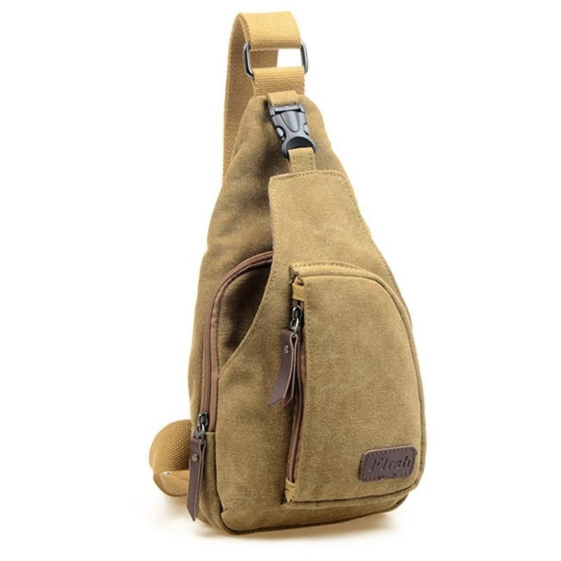 Mens Canvas Outdoor Travel Military Messenger Satchel Crossbody Shoulders Bag Backpacks