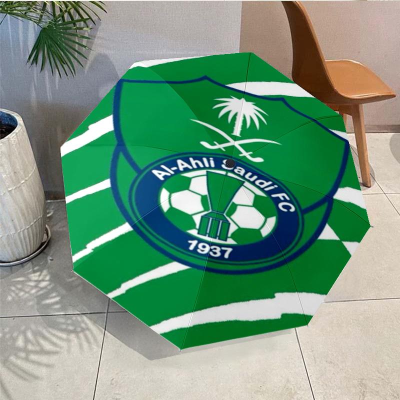 AS Saint-étienne Umbrella - Automatic Open/Close, Compact 8-Rib Lightweight Umbrella Essential for outdoorPicnic Accessory Fan Gifts