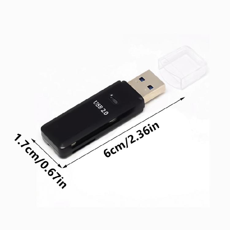 Высокоскоростной USB 3.0 кардридер 5 Гбит/с для карт памяти Компактный кардридер, удобный для путешествий