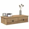 VidaXL Wall Shelf with Drawers Artisan Oak Engineered Wood, Wall Shelf with Cabinet, Storage Furniture 859949