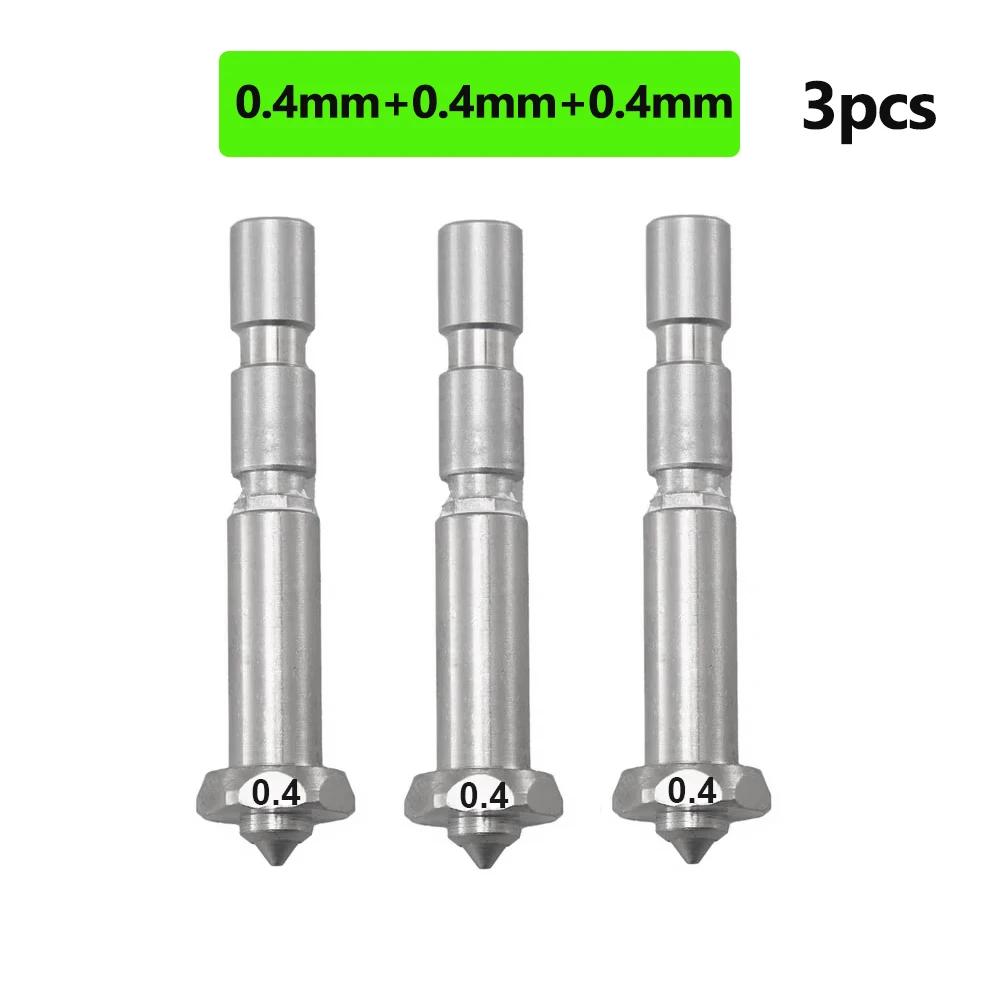 Для Anycubic Kobra 3 Max Сопло Хотэнд Kobra 3 Max Комбо Быстросменное Сопло Закаленная Сталь 0.4 0.6 0.8 Аксессуары Kobra 3 Max