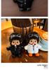 Двусторонняя плюшевая брелок-мо monochhichi в стильном пуховике