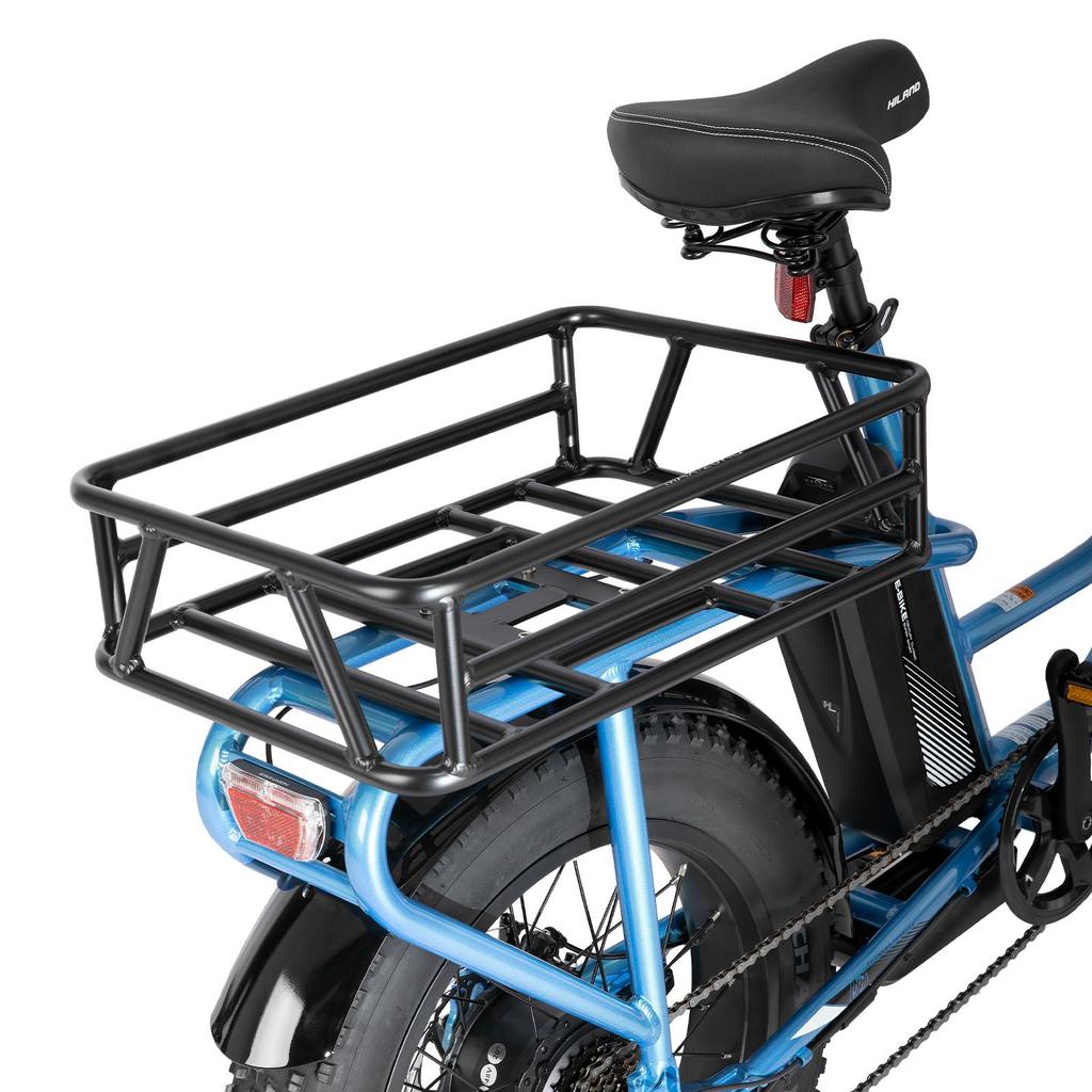 HILand EHD302 Front And Back Frames Road EBike 48V15Ah Battery 250W Motor 20 Inch Fat Tires Outdoor Commuting Electric Bicycle