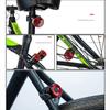 2Pcs/Set Waterproof Bike Headlight Tail Light Set USB Rechargeable MTB Front Back Lamp  Road