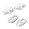 2PCS Silicone Gel Toe Protector Straightener Separator Alignment Pain Relief LJ
