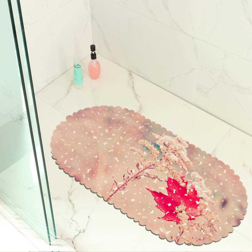 Красивый коврик с картой растений для балкона, ванной комнаты, гидрофобный, нескользящий, коврик для двери, коврик для пола для плавательного бассейна, общественных мест, нескользящий